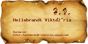 Hellebrandt Viktória névjegykártya
